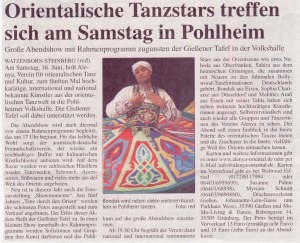 Gießener Anzeiger 2012